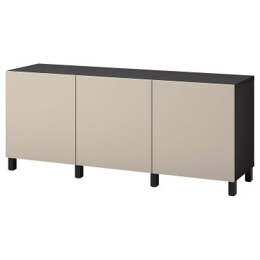 BESTÅ, σύνθεση αποθήκευσης με πόρτες, 180x42x74 cm, 394.217.35
