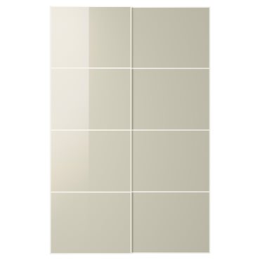 HOKKSUND, pair of sliding doors, 150x236 cm, 394.396.98