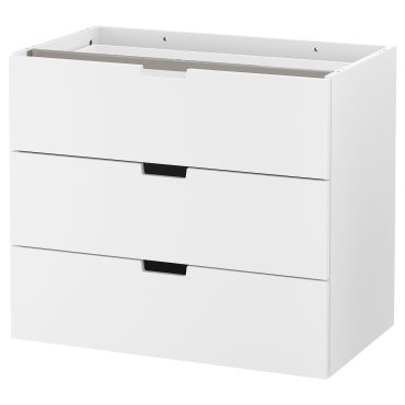 NORDLI, modular chest of 3 drawers, 403.834.69