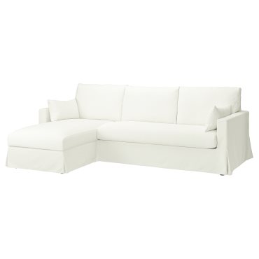 HYLTARP, cover for 3-seat sofa with chaise long, left, 405.482.67