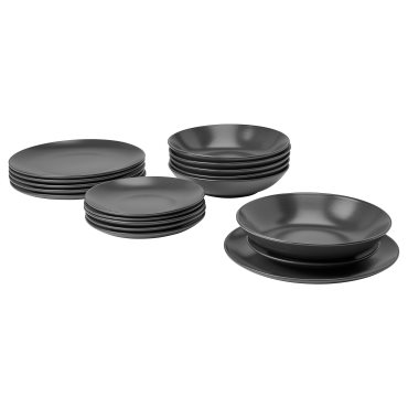 FÄRGKLAR, σερβίτσιο/ματ, 18 τεμ., 405.647.09