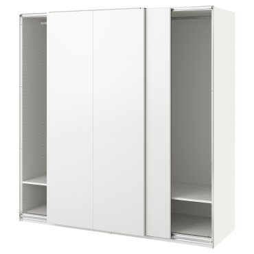 PAX/HASVIK, wardrobe combination, 200x66x201 cm, 495.025.47