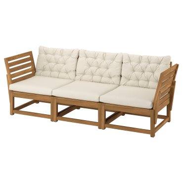 NÄMMARÖ, 3-seat modular sofa with armrests, outdoor, 495.752.23