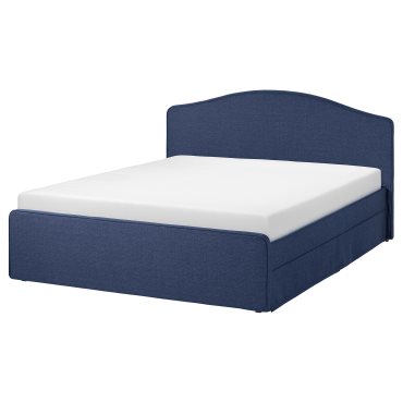 RAMNEFJALL, upholstered bed frame, 140x200 cm, 496.074.84