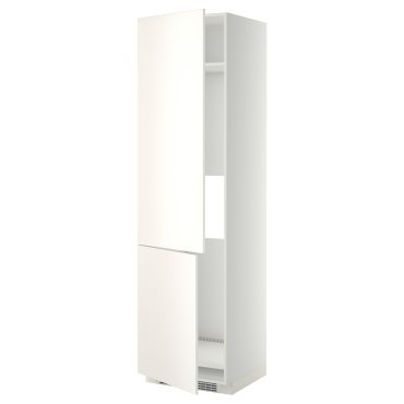 METOD, high cabinet for fridge/freezer with 2 doors, 499.207.14