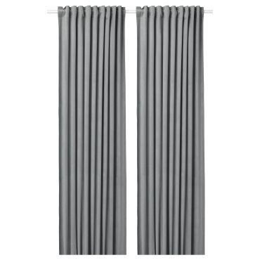 SANDSVINGEL, curtains 1 pair, 135x300 cm, 505.322.61