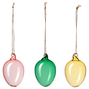 TJÄRLEK, hanging decoration, 3 pack, 506.124.46