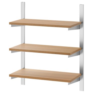 KUNGSFORS, suspension rail with shelves, 593.083.47