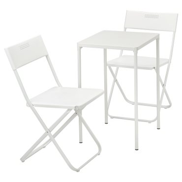 FEJAN, table and 2 folding chairs, outdoor, 594.349.49