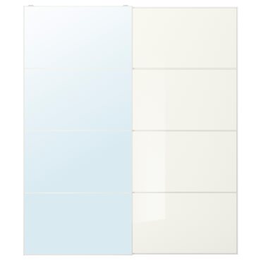 AULI/FARVIK, pair of sliding doors, 200x236 cm, 594.379.43
