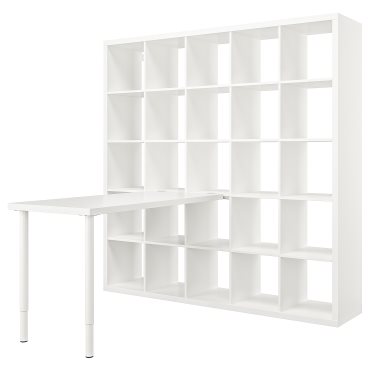 KALLAX/LAGKAPTEN, desk combination, 182x159x182 cm, 594.816.53