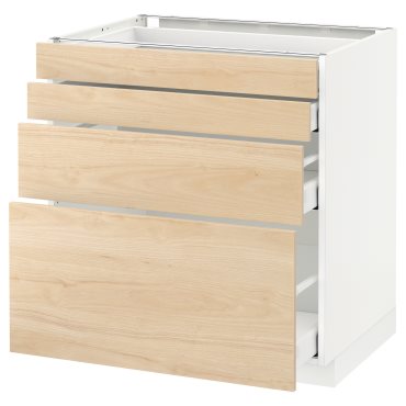 METOD/MAXIMERA, base cabinet 4 fronts/4 drawers, 692.162.10