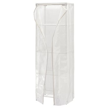 JOSTEIN, ραφιέρα με κάλυμμα/εσωτερικού/εξωτερικού χώρου/σύρμα, 61x41x180 cm, 694.372.16