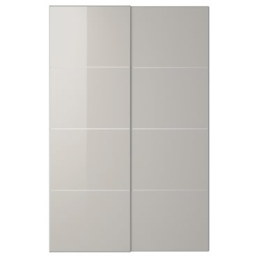 HOKKSUND, pair of sliding doors, 150x236 cm, 694.397.10