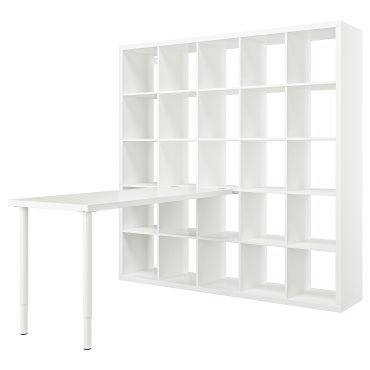 KALLAX/LAGKAPTEN, desk combination, 182x179x182 cm, 694.816.81
