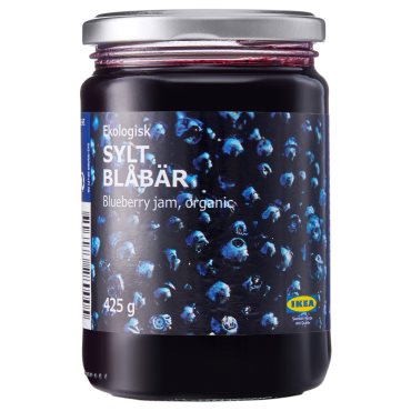 SYLT BLABAR, blueberry jam organic, 425 g, 703.086.28