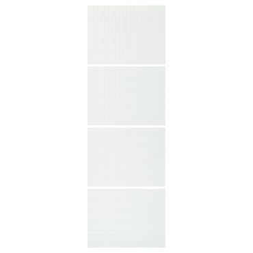 NYKIRKE, 4 panels for sliding door frame, 704.351.17