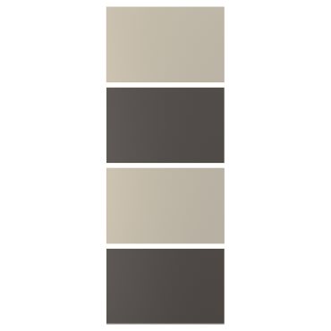 MEHAMN, 4 panels for sliding door frame, 75x201 cm, 705.109.08