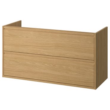 ANGSJON, βάση νιπτήρα με συρτάρια, 120x48x63 cm, 705.350.94