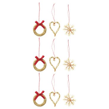 VINTERFINT, tree ornament set of 9, 705.814.20