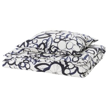 HÄRLIR, duvet cover and pillowcase, 150x200/50x60 cm, 706.260.32
