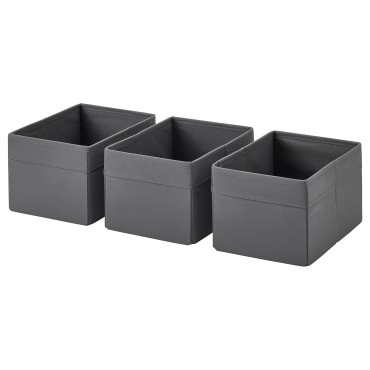 DRÖNA, box 3 pack, 18x25x15 cm, 706.321.32