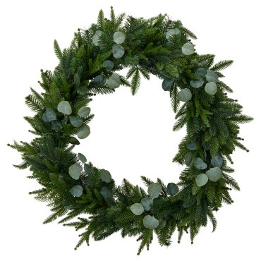 VINTERFINT, artificial wreath in/outdoor, 90 cm, 706.366.01