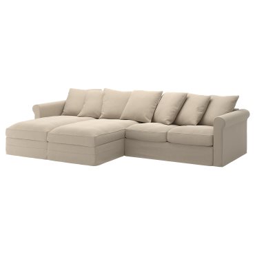 GRONLID, 4θέσιος καναπές με 2 σεζλόνγκ, 794.083.79