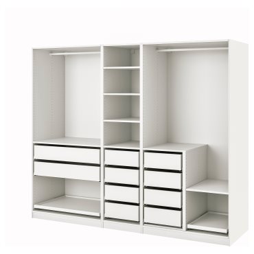 PAX, wardrobe combination, 250x58x201 cm, 795.031.35