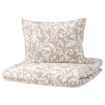 VÅRBRÄCKA, quilt cover and pillowcase, 150x200/50x60 cm, 804.126.10