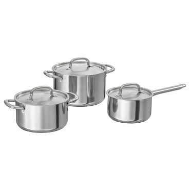IKEA 365+, cookware set of 3, 804.843.29