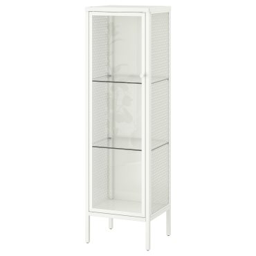 BAGGEBO, cabinet with glass doors, 34x30x116 cm, 805.029.98
