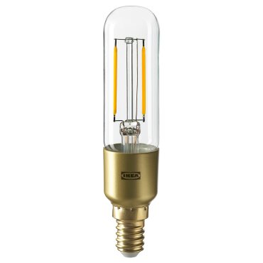 LUNNOM, λαμπτήρας LED E14 200 lumen/συμβατός με ροοστάτη/σχήμα σωλήνα, 25 mm, 805.169.62