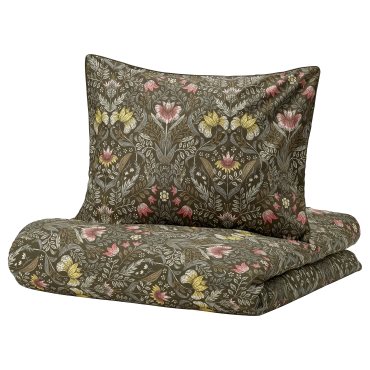 KÄRRDUNÖRT, duvet cover and 2 pillowcases, 240x220/50x60 cm, 805.363.14