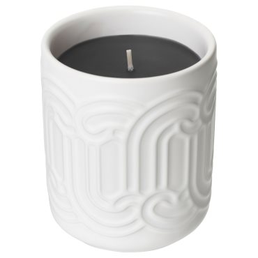 SOTRONN, scented candle in ceramic jar/red berries & vanilla, 45 hr, 805.623.84
