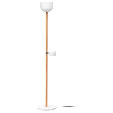 MOSSPLYM, floor uplighter/reading lamp, 180 cm, 806.012.48