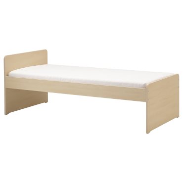 SLÄKT, bed frame with slatted bed base, 893.266.32
