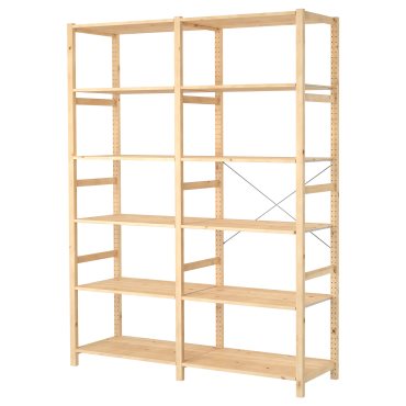 IVAR, 2 τμήματα/ράφια, 174x50x226 cm, 894.070.58