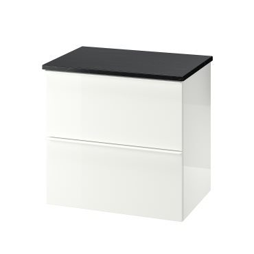 GODMORGON/TOLKEN, wash-stand with 2 drawers, 62x49x60 cm, 894.825.28