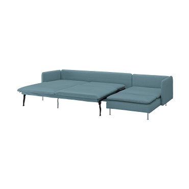 SÖDERHAMN, 4-seat sofa-bed with chaise longue, 896.213.79