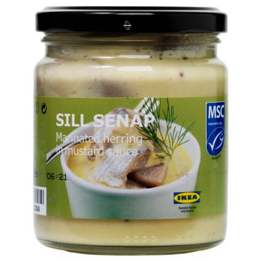 SILL SENAP, Marinated herring with mustard sauce, 250 g, 901.010.33