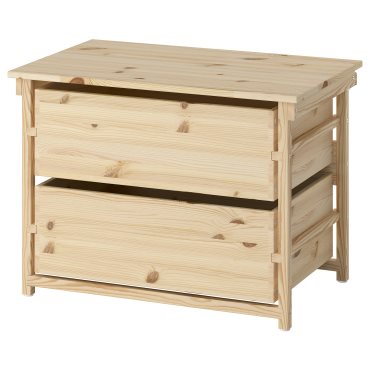 KRONÖREN, chest of 2 drawers, 76x48x55 cm, 906.107.99