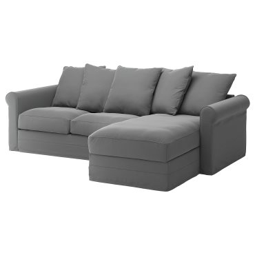 GRONLID, τριθέσιος καναπές με σεζλόνγκ, 994.090.66