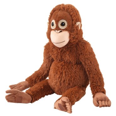DJUNGELSKOG, soft toy, orangutan, 004.028.08