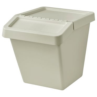 SORTERA, sorting bin with lid, 60 l, 006.020.96