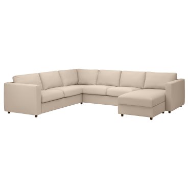 VIMLE, corner sofa, 5-seat with chaise longue, 093.996.70