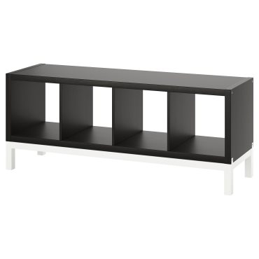 KALLAX, shelving unit with underframe, 147x59 cm, 094.426.64
