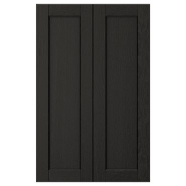 LERHYTTAN, 2-piece door for corner base cabinet set, 103.560.66