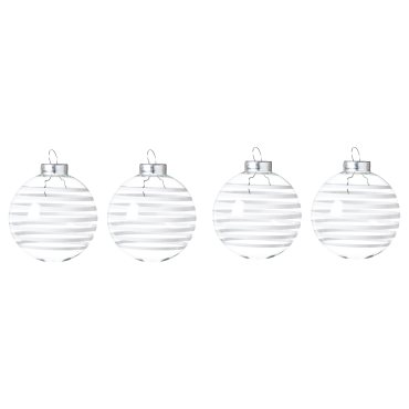 VINTERFINT, tree ornament set of 4, 6 cm, 106.046.03