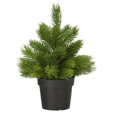 VINTERFINT, artificial potted Christmas tree in/outdoor, 9 cm, 106.065.36